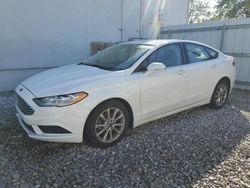 Ford Fusion salvage cars for sale: 2017 Ford Fusion SE