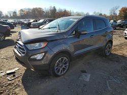 Ford Ecosport salvage cars for sale: 2020 Ford Ecosport Titanium