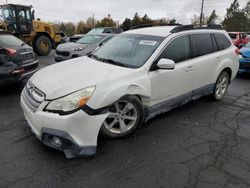 Subaru Outback salvage cars for sale: 2014 Subaru Outback 2.5I Premium