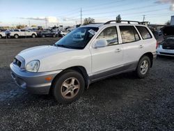 Hyundai Santa fe salvage cars for sale: 2002 Hyundai Santa FE GLS