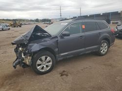 Salvage cars for sale from Copart Colorado Springs, CO: 2011 Subaru Outback 2.5I Premium