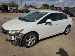 Honda Civic salvage cars for sale: 2013 Honda Civic LX