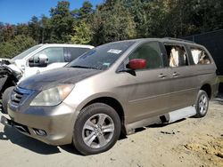 Honda Odyssey Touring salvage cars for sale: 2008 Honda Odyssey Touring