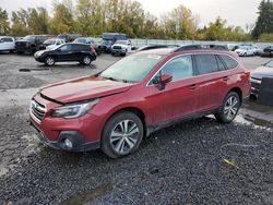 Vehiculos salvage en venta de Copart Portland, OR: 2018 Subaru Outback 2.5I Limited