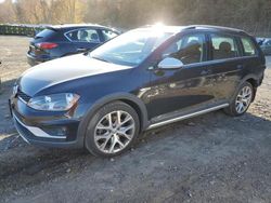 Volkswagen salvage cars for sale: 2017 Volkswagen Golf Alltrack S