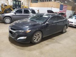 Chevrolet salvage cars for sale: 2020 Chevrolet Malibu LT