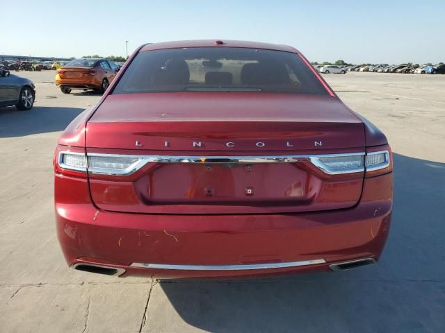 2017 Lincoln Continental Premiere