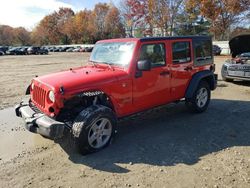 Jeep Wrangler salvage cars for sale: 2016 Jeep Wrangler Unlimited Sport