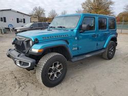 Jeep Wrangler salvage cars for sale: 2020 Jeep Wrangler Unlimited Sahara