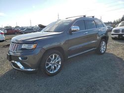 Jeep Grand Cherokee salvage cars for sale: 2014 Jeep Grand Cherokee Summit