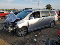 Toyota Sienna xle salvage cars for sale: 2017 Toyota Sienna XLE