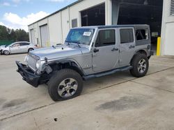 Jeep Wrangler salvage cars for sale: 2016 Jeep Wrangler Unlimited Sahara