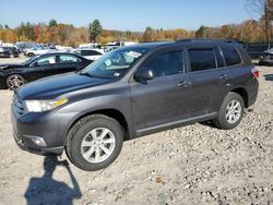 Toyota Highlander salvage cars for sale: 2012 Toyota Highlander Base