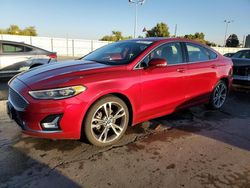 Ford Fusion salvage cars for sale: 2019 Ford Fusion Titanium