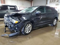 Salvage cars for sale from Copart Elgin, IL: 2022 Ford Edge Titanium