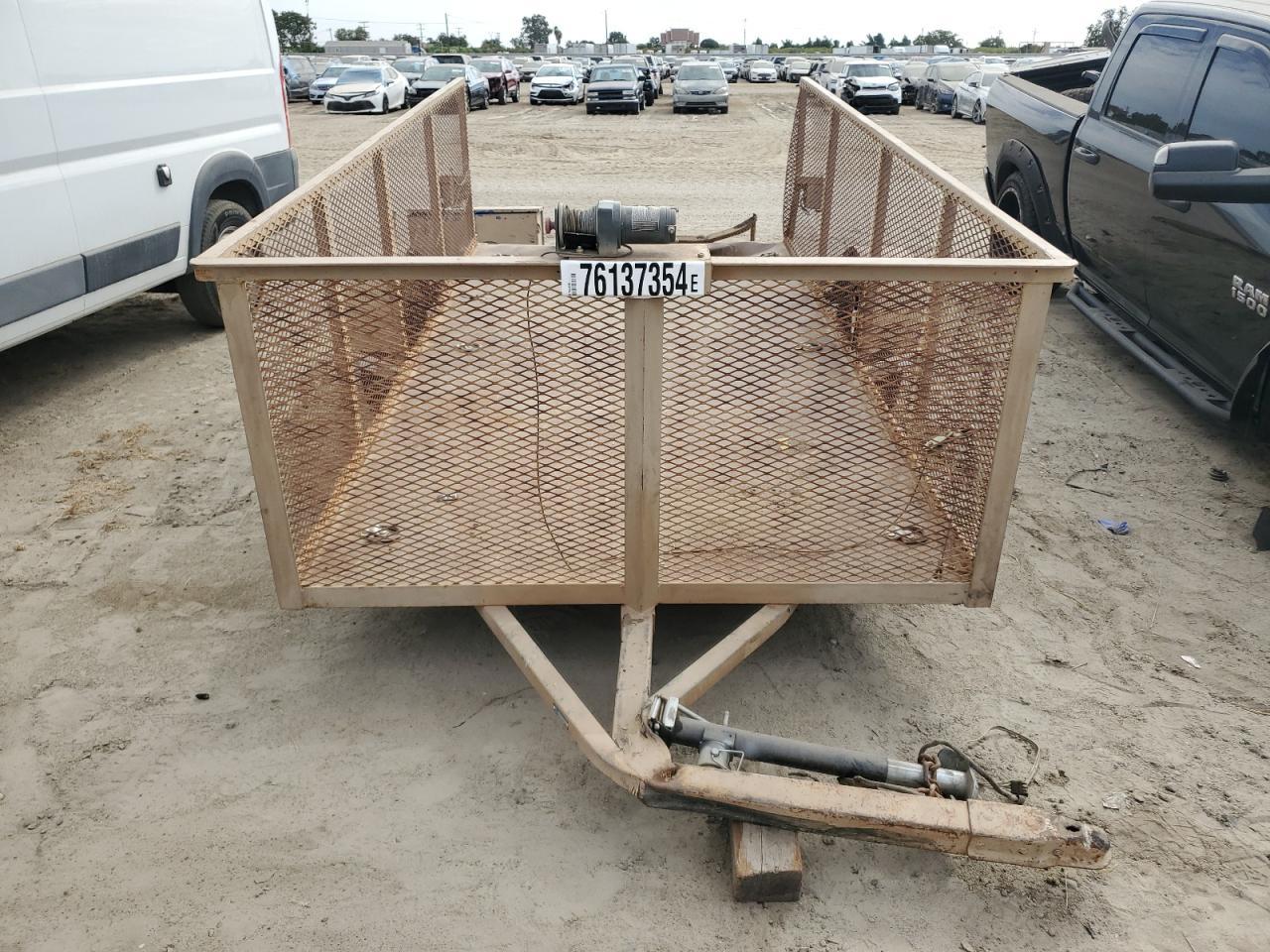 2000 Special Construction Trailer For Sale in Fresno, CA Lot 76137***