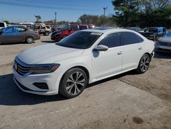 Volkswagen Passat salvage cars for sale: 2020 Volkswagen Passat SEL