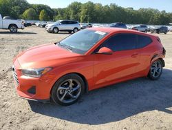 Hyundai Veloster salvage cars for sale: 2019 Hyundai Veloster Base