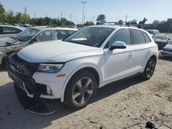 Audi salvage cars for sale: 2020 Audi Q5 Premium