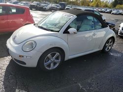 Volkswagen Beetle salvage cars for sale: 2007 Volkswagen New Beetle Triple White