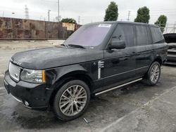 Land Rover Range Rover salvage cars for sale: 2011 Land Rover Range Rover Autobiography