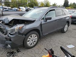 Salvage cars for sale from Copart Portland, OR: 2018 Subaru Outback 2.5I Premium