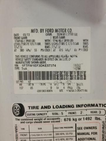 2013 Ford F150 Supercrew