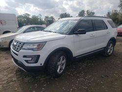 Ford salvage cars for sale: 2017 Ford Explorer XLT