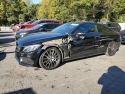 Mercedes-Benz c-Class salvage cars for sale: 2018 Mercedes-Benz C300