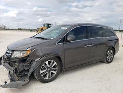 Honda Odyssey salvage cars for sale: 2016 Honda Odyssey Touring