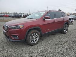 Jeep Grand Cherokee salvage cars for sale: 2020 Jeep Cherokee Latitude Plus