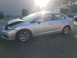 Honda salvage cars for sale: 2015 Honda Civic LX