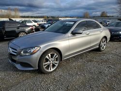 Mercedes-Benz c-Class salvage cars for sale: 2016 Mercedes-Benz C 300 4matic