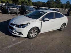 Chevrolet salvage cars for sale: 2018 Chevrolet Cruze LS