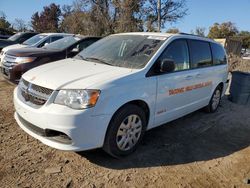 Dodge Caravan salvage cars for sale: 2018 Dodge Grand Caravan SE