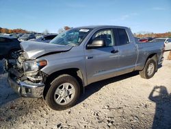 Toyota Tundra salvage cars for sale: 2018 Toyota Tundra Double Cab SR