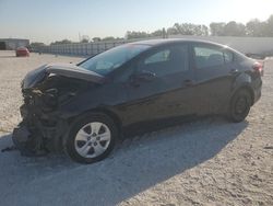 Salvage cars for sale from Copart New Braunfels, TX: 2017 KIA Forte LX