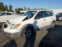 Pontiac Vibe salvage cars for sale: 2007 Pontiac Vibe