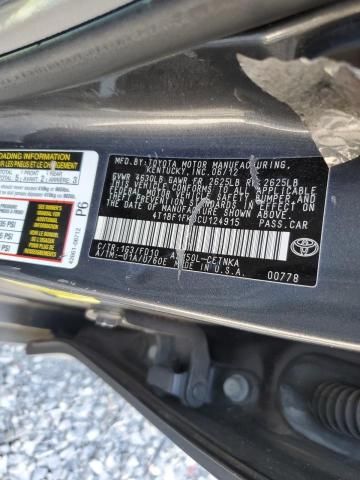 2012 Toyota Camry Base