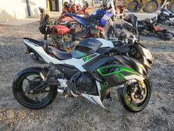 Kawasaki ex650 n salvage cars for sale: 2022 Kawasaki EX650 N