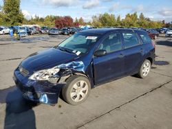 Toyota salvage cars for sale: 2005 Toyota Corolla Matrix XR