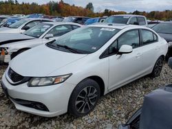 Honda Civic salvage cars for sale: 2013 Honda Civic EXL