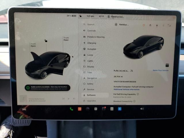 2022 Tesla Model 3