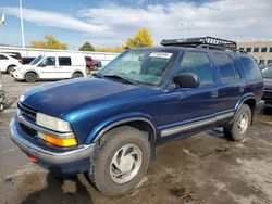 Chevrolet salvage cars for sale: 2000 Chevrolet Blazer