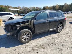 Toyota Highlander salvage cars for sale: 2012 Toyota Highlander Base