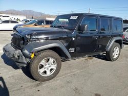 Jeep salvage cars for sale: 2018 Jeep Wrangler Unlimited Sport