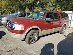 Ford Expedition salvage cars for sale: 2008 Ford Expedition EL Eddie Bauer