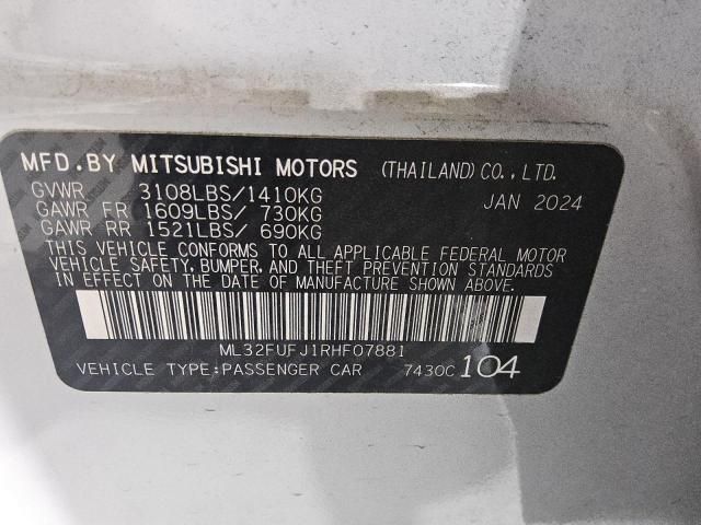 2024 Mitsubishi Mirage G4 ES