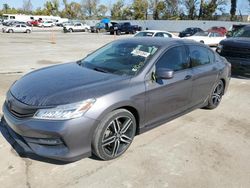 Honda Accord salvage cars for sale: 2017 Honda Accord Touring