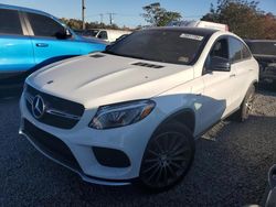 Mercedes-Benz gle-Class salvage cars for sale: 2017 Mercedes-Benz GLE Coupe 43 AMG